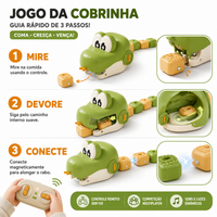 Cobrinha Mania Retrô™ – O Clássico Jogo da Cobrinha na Vida Real | 2 cobras inclusas